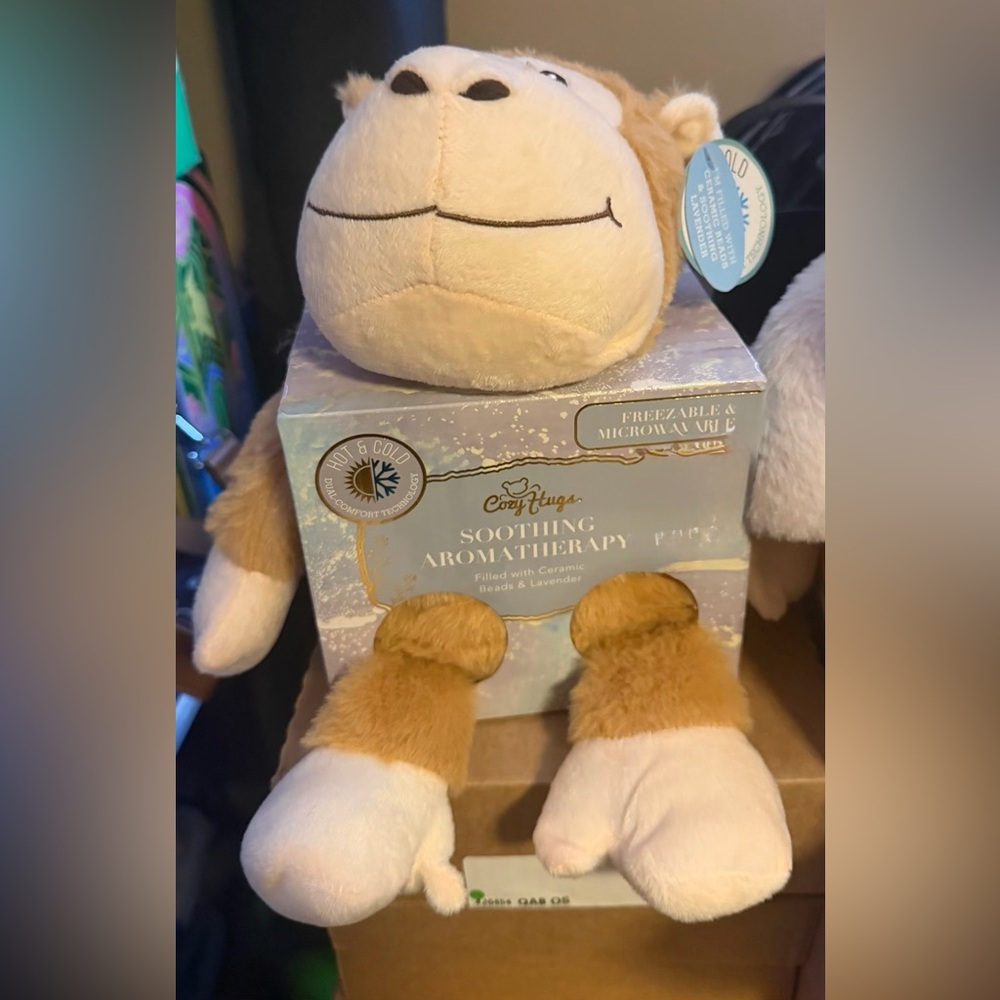 Aromatherapy Plush - Cream and Tan